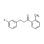 CAS#: 898788-65-3, 3-(3-Fluorophenyl)-1-(2-methylphenyl)-1-propanone