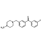 CAS#: 898788-66-4, (3-Fluorophenyl){3-[(4-methyl-1-piperazinyl)methyl]phenyl}methanone