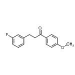 CAS#: 898788-76-6, 3-(3-Fluorophenyl)-1-(4-methoxyphenyl)-1-propanone