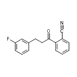 CAS#: 898788-79-9, 2-[3-(3-Fluorophenyl)propanoyl]benzonitrile