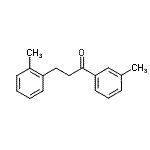 CAS 登录号：898789-07-6， 3-(2-甲基苯基)-1-(3-甲基苯基)-1-丙酮
