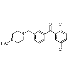 CAS#: 898789-25-8, (2,5-Dichlorophenyl){3-[(4-methyl-1-piperazinyl)methyl]phenyl}methanone