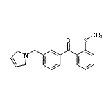 CAS#: 898789-90-7, [3-(2,5-Dihydro-1H-pyrrol-1-ylmethyl)phenyl][2-(methylsulfanyl)phenyl]methanone