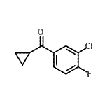 CAS#: 898790-09-5, (3-Chloro-4-fluorophenyl)(cyclopropyl)methanone
