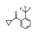 CAS 登录号：898790-12-0， 环丙基[2-(三氟甲基)苯基]甲酮