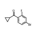 CAS 登录号：898790-15-3， (4-溴-2-氟苯基)(环丙基)甲酮