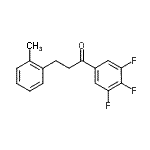 CAS#: 898790-17-5, 3-(2-Methylphenyl)-1-(3,4,5-trifluorophenyl)-1-propanone
