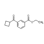 CAS#: 898790-54-0, Ethyl 3-(cyclobutylcarbonyl)benzoate