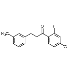 CAS#: 898791-20-3, 1-(4-Chloro-2-fluorophenyl)-3-(3-methylphenyl)-1-propanone