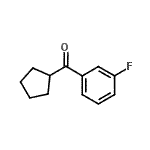 CAS#: 898791-46-3, Cyclopentyl(3-fluorophenyl)methanone