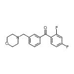 CAS#: 898792-28-4, (2,4-Difluorophenyl)[3-(4-morpholinylmethyl)phenyl]methanone