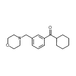 CAS#: 898792-42-2, Cyclohexyl[3-(4-morpholinylmethyl)phenyl]methanone