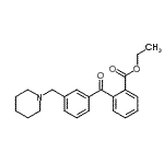 CAS#: 898792-75-1, Ethyl 2-[3-(1-piperidinylmethyl)benzoyl]benzoate