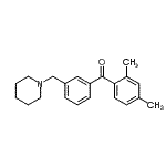 CAS#: 898793-11-8, (2,4-Dimethylphenyl)[3-(1-piperidinylmethyl)phenyl]methanone