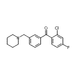 CAS#: 898793-42-5, (2-Chloro-4-fluorophenyl)[3-(1-piperidinylmethyl)phenyl]methanone