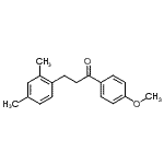 CAS 登录号：898793-63-0， 3-(2,4-二甲基苯基)-1-(4-甲氧基苯基)-1-丙酮