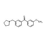 CAS#: 898794-03-1, (3-Methoxyphenyl)[3-(1-pyrrolidinylmethyl)phenyl]methanone