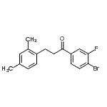 CAS#: 898794-20-2, 1-(4-Bromo-3-fluorophenyl)-3-(2,4-dimethylphenyl)-1-propanone