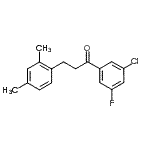 CAS#: 898794-40-6, 1-(3-Chloro-5-fluorophenyl)-3-(2,4-dimethylphenyl)-1-propanone