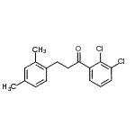 CAS 登录号：898794-44-0， 1-(2,3-二氯苯基)-3-(2,4-二甲基苯基)-1-丙酮