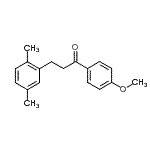 CAS 登录号：898794-84-8， 3-(2,5-二甲基苯基)-1-(4-甲氧基苯基)-1-丙酮