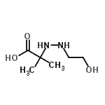 CAS#: 89937-55-3, 2-[2-(2-Hydroxyethyl)hydrazino]-2-methylpropanoic acid