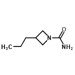 CAS#: 89940-76-1, 3-Propyl-1-azetidinecarboxamide