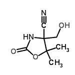 CAS 登录号：89943-53-3， 4-(羟基甲基)-5,5-二甲基-2-氧代-1,3-恶唑烷-4-甲腈