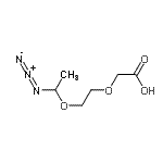 CAS#: 899430-44-5, [2-(1-Azidoethoxy)ethoxy]acetic acid