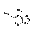 CAS#: 89975-57-5, 7-Aminopyrazolo[1,5-a]pyrimidine-6-carbonitrile
