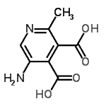 CAS#: 89977-06-0, 5-Amino-2-methyl-3,4-pyridinedicarboxylic acid