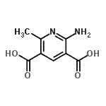 CAS#: 89977-07-1, 2-Amino-6-methyl-3,5-pyridinedicarboxylic acid
