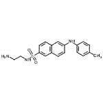CAS#: 89992-14-3, N-(2-Aminoethyl)-6-[(4-methylphenyl)amino]-2-naphthalenesulfonamide