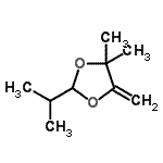 CAS#: 89995-44-8, 2-Isopropyl-4,4-dimethyl-5-methylene-1,3-dioxolane