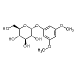 CAS 登录号：90-71-1， (2R,3R,4S,5S,6R)-2-(3,5-二甲氧基苯氧基)-6-(羟基甲基)四氢吡喃-3,4,5-三醇