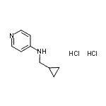 CAS 登录号：900017-78-9， N-(环丙基甲基)-4-吡啶胺二盐酸盐