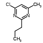 CAS#: 90002-86-1, 4-Chloro-6-methyl-2-propylpyrimidine