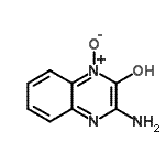 CAS 登录号：90004-24-3， 3-氨基-2-喹喔啉醇1-氧化物