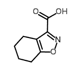 CAS#: 90005-77-9, 4,5,6,7-Tetrahydro-1,2-benzoxazole-3-carboxylic acid