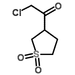 CAS#: 90010-72-3, 2-Chloro-1-(1,1-dioxidotetrahydro-3-thiophenyl)ethanone