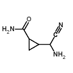 CAS#: 90035-39-5, 2-[Amino(cyano)methyl]cyclopropanecarboxamide