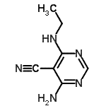 CAS#: 900479-91-6, 4-Amino-6-(ethylamino)-5-pyrimidinecarbonitrile