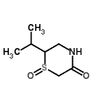 CAS 登录号：90049-02-8， 6-异丙基-3-硫代吗啉酮1-氧化物