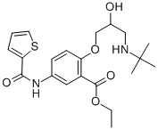 CAS#: 90055-97-3, 2-[3-[(1,1-Dimethylethyl)Amino]-2-Hydroxypropoxy]-5-[(2-Thienylcarbonyl)Amino]-Benzoic Acid Ethyl Ester