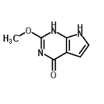 CAS#: 90057-07-1, 2-Methoxy-3,7-dihydro-4H-pyrrolo[2,3-d]pyrimidin-4-one