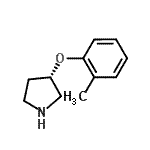 CAS 登录号：900572-43-2， (3S)-3-(2-甲基苯氧基)吡咯烷