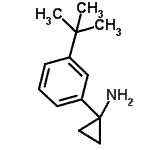 CAS#: 900802-72-4, 1-[3-(2-Methyl-2-propanyl)phenyl]cyclopropanamine