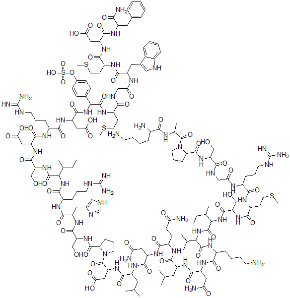 CAS 登录号：9011-97-6， 缩胆囊肽