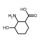 CAS#: 90129-19-4, 2-amino-3-hydroxy-cyclohexanecarboxylic acid