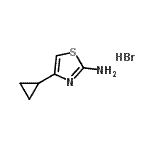 CAS#: 901310-75-6, 4-Cyclopropyl-1,3-thiazol-2-amine hydrobromide (1:1)